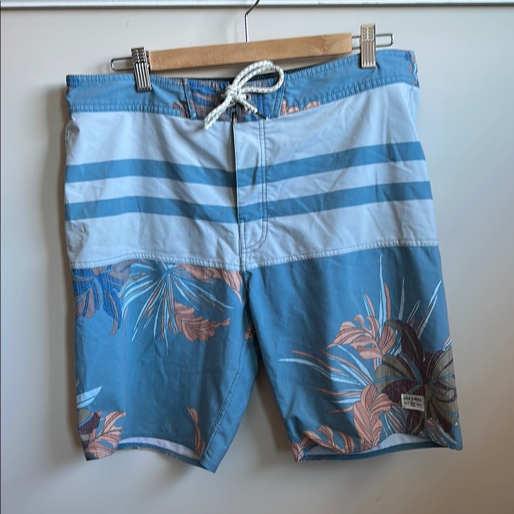 O'Neill Blue and Pink Board Shorts Tropical Style